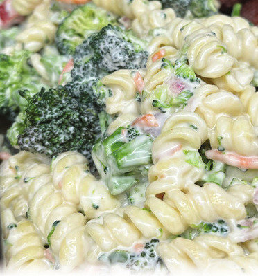Creamy Broccoli & Rotini Pasta Salad