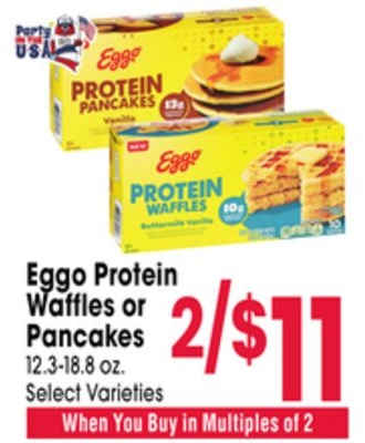 Eggo Protein Waffles or Pancakes