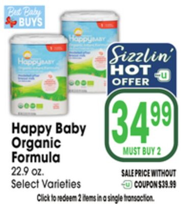 Happy Baby Organic Formula