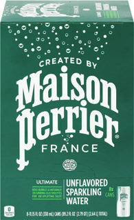Maison Perrier or San Pellegrino Sparkling