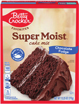 Betty Crocker Favorites Cake 13.25-14.25 oz, or Brownie Mix 16.3 oz.