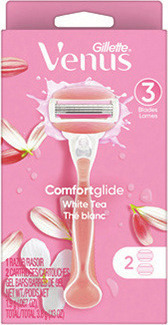 Gillette Venus ComfortGlide White Tea Scented Razor with 2 Refills