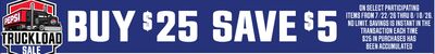 TRUCKLOAD SALE