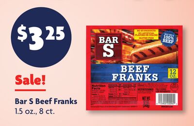 Bar S Beef Franks