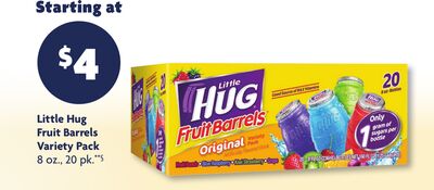 Little Hug Fruit Barrels Variety Pack