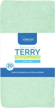 Interiors by Design Washcloth Multipacks