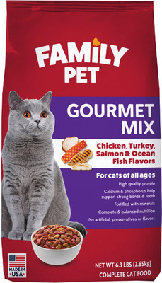 Family Pet Gourmet Mix Dry Cat Food