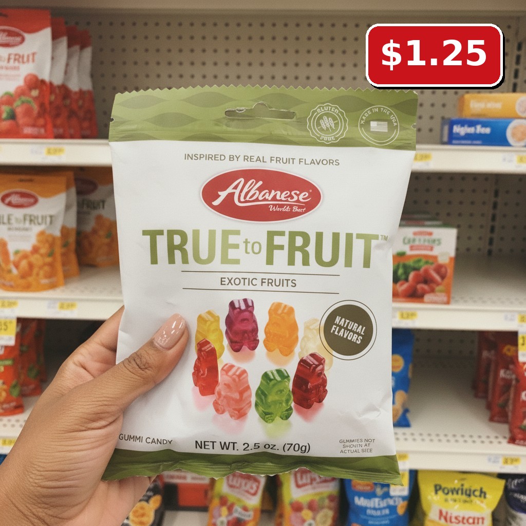 Albanese World's Best TRUE to FRUIT EXOTIC FRUITS