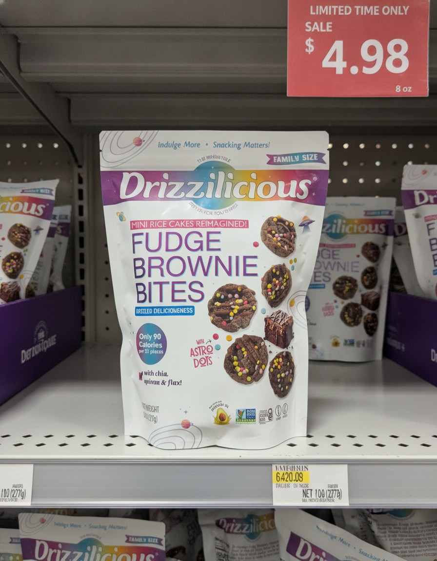 Drizzilicious Fudge Brownie Bites