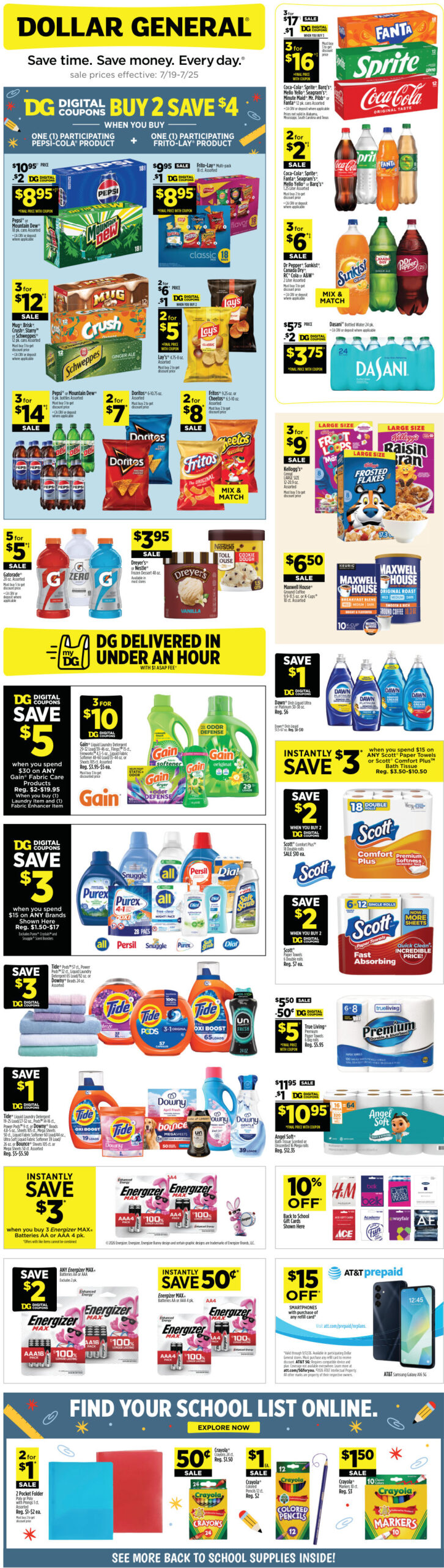 Dollar General Weekly Ad Page 1