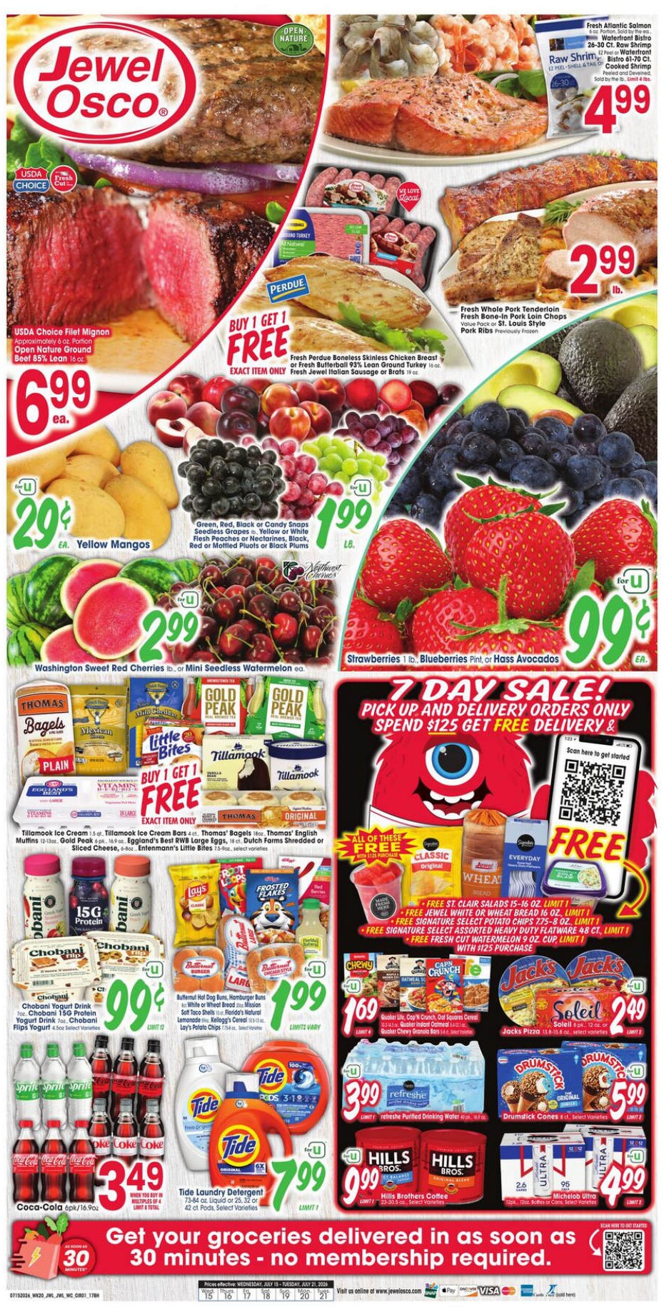 Jewel-Osco Weekly Ad Page 1