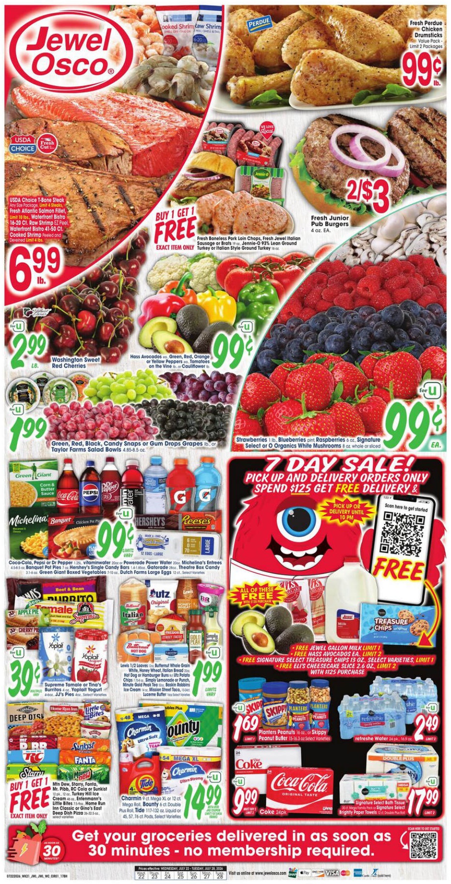 Jewel-Osco Weekly Ad Page 1