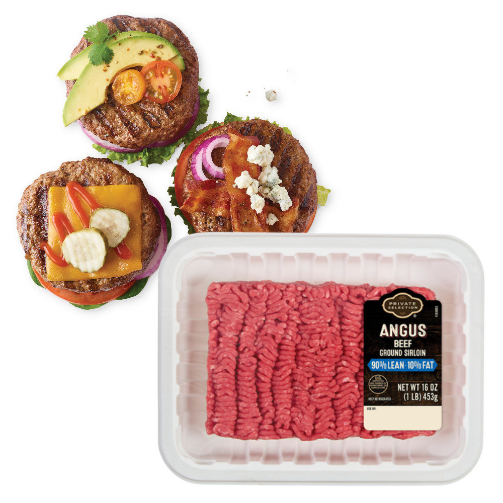 Private Selection Angus 90% Lean Ground Sirloin