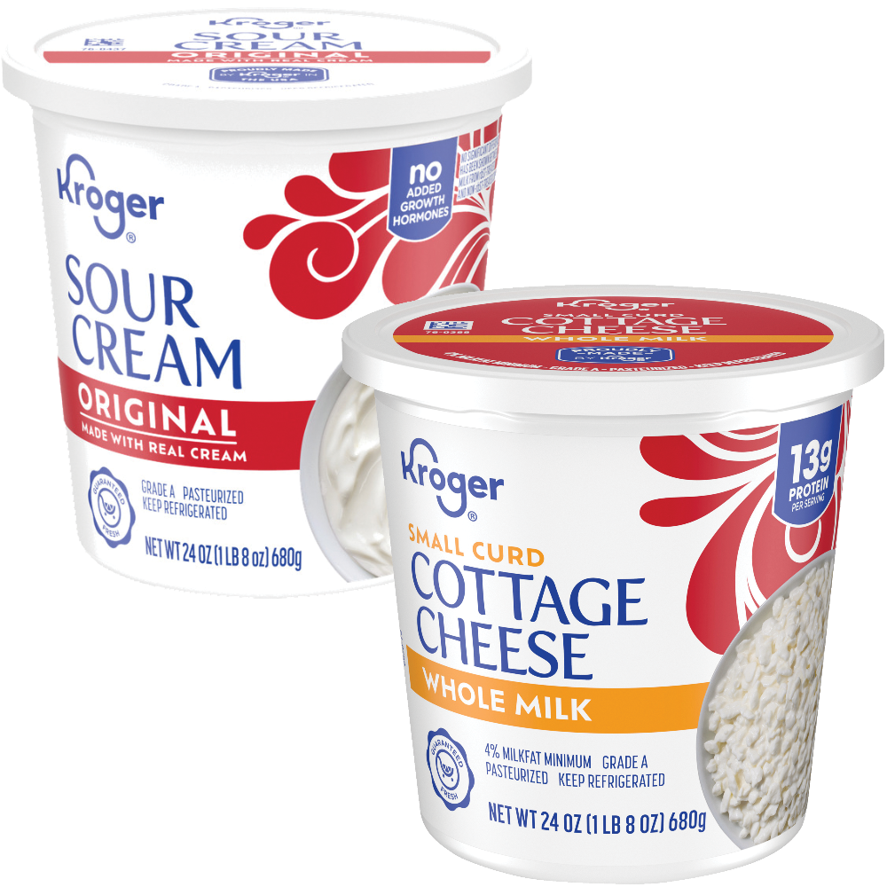 Kroger Cottage Cheese or Sour Cream