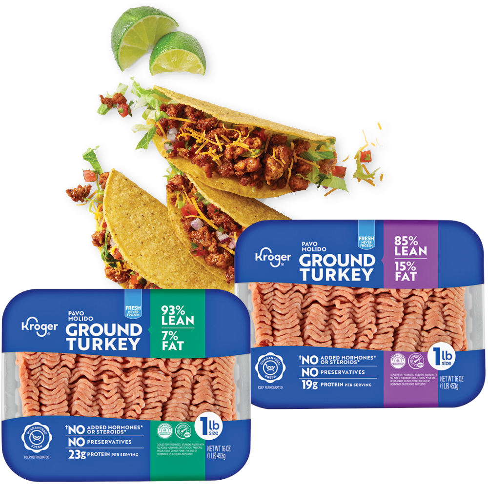 Kroger 85% or 93% Lean Ground Turkey