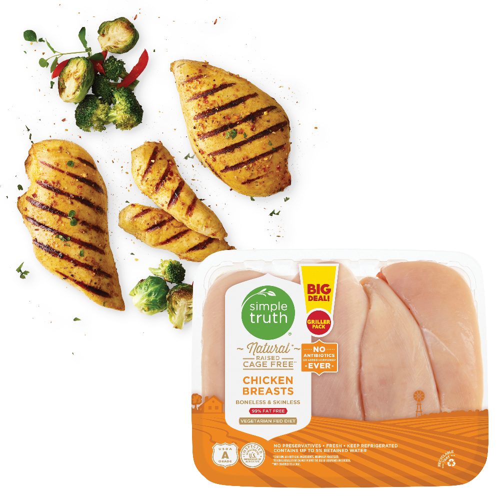 Simple Truth Natural Boneless Chicken Breasts