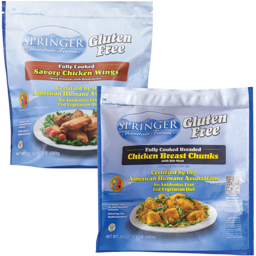Springer Mountain Fully Cooked Chicken