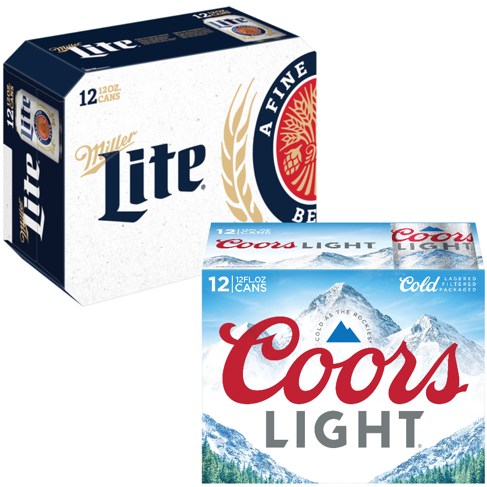 Coors Light or Miller Light