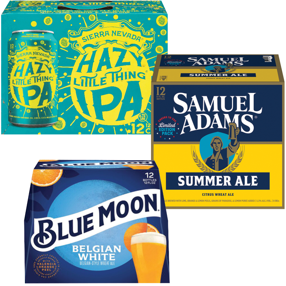 Blue Moon, Sam Adams or Sierra Nevada