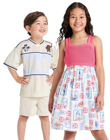 Disney Moana Maui toddler boys jersey & girls crochet dress