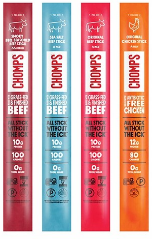 Select Chomps meat sticks