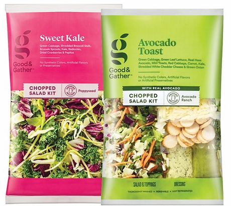 Select Good & Gather™ bagged salad kits