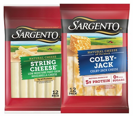 Select Sargento cheese snacks & Balanced Breaks