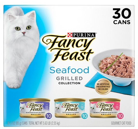 Purina Fancy Feast 30-ct. 3-oz. variety pack wet cat food