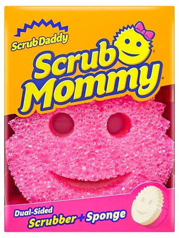 Scrub Daddy Scrub Mommy dual-sided scrubber + sponge