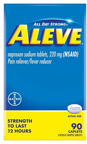 Aleve 90-ct. pain reliever & fever reducer caplets