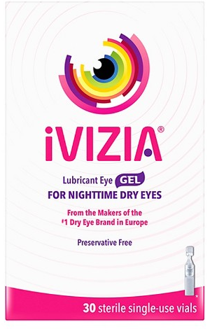 iVIZIA 30-ct. single-use gel vials for nighttime dry eyes