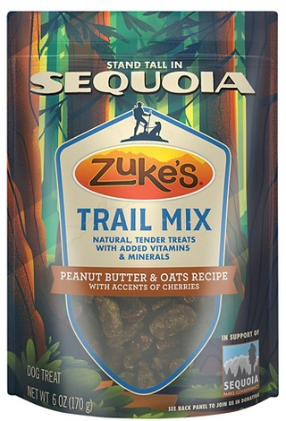 Zuke’s Sequoia 6-oz. trail mix dog treats