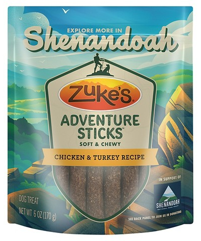 Zuke’s Shenandoah 6-oz. adventure sticks dog treats