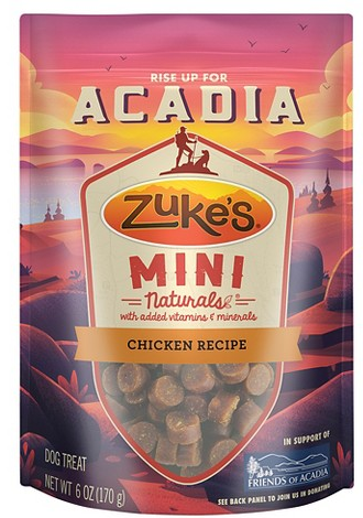 Zuke’s Acadia 6-oz. mini naturals dog treats