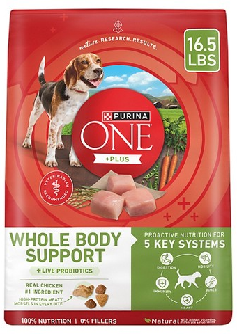 Purina ONE +Plus Whole Body Support 16.5-lb. dry dog food