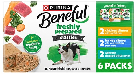 Purina Beneful Freshly Prepared Classics 6-ct. variety pack wet dog food