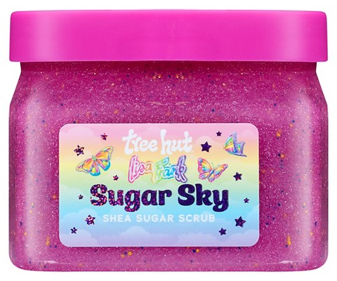 Tree Hut x Lisa Frank 18-oz. Sugar Sky shea sugar body scrub