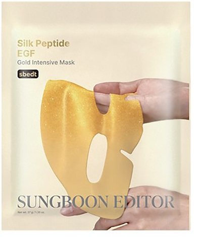 Sungboon Editor travel size silk peptide EGF intensive gold mask