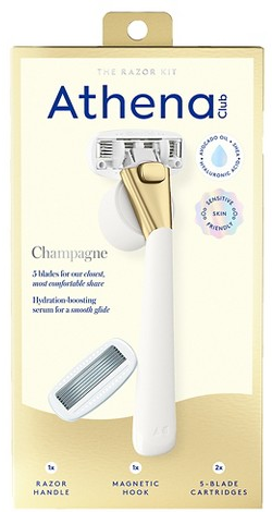 Athena Club women’s 5-blade reusable razor kit