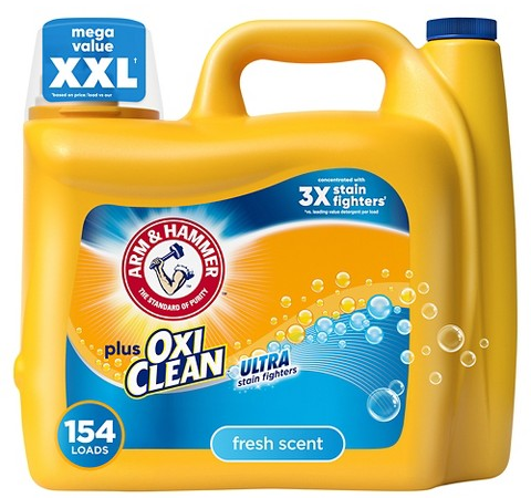 Arm & Hammer Plus OxiClean 200-oz. liquid laundry detergent