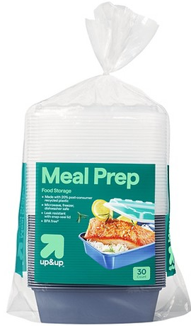 up&up™ 30-pk. meal prep food storage