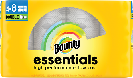 Bounty or Charmin Essentials Paper Products