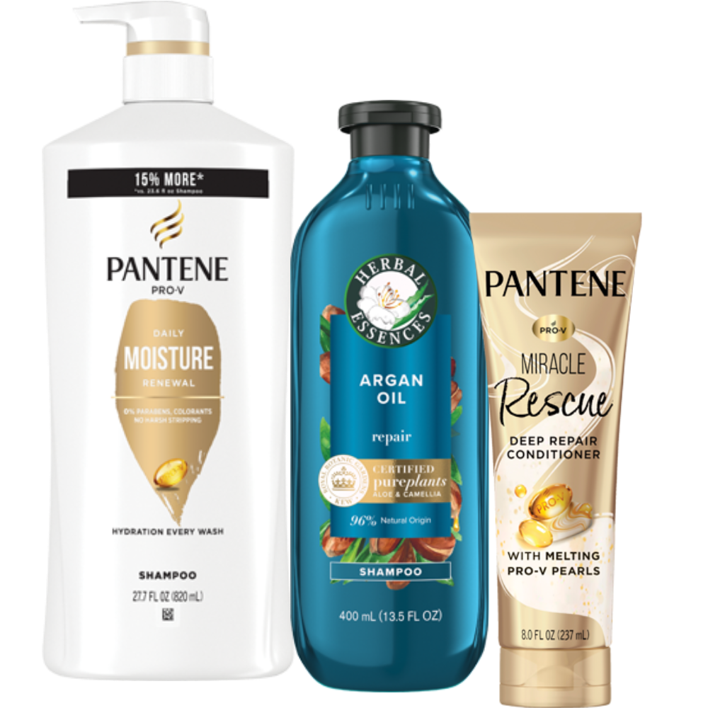 Herbal Essences or Pantene Hair Care