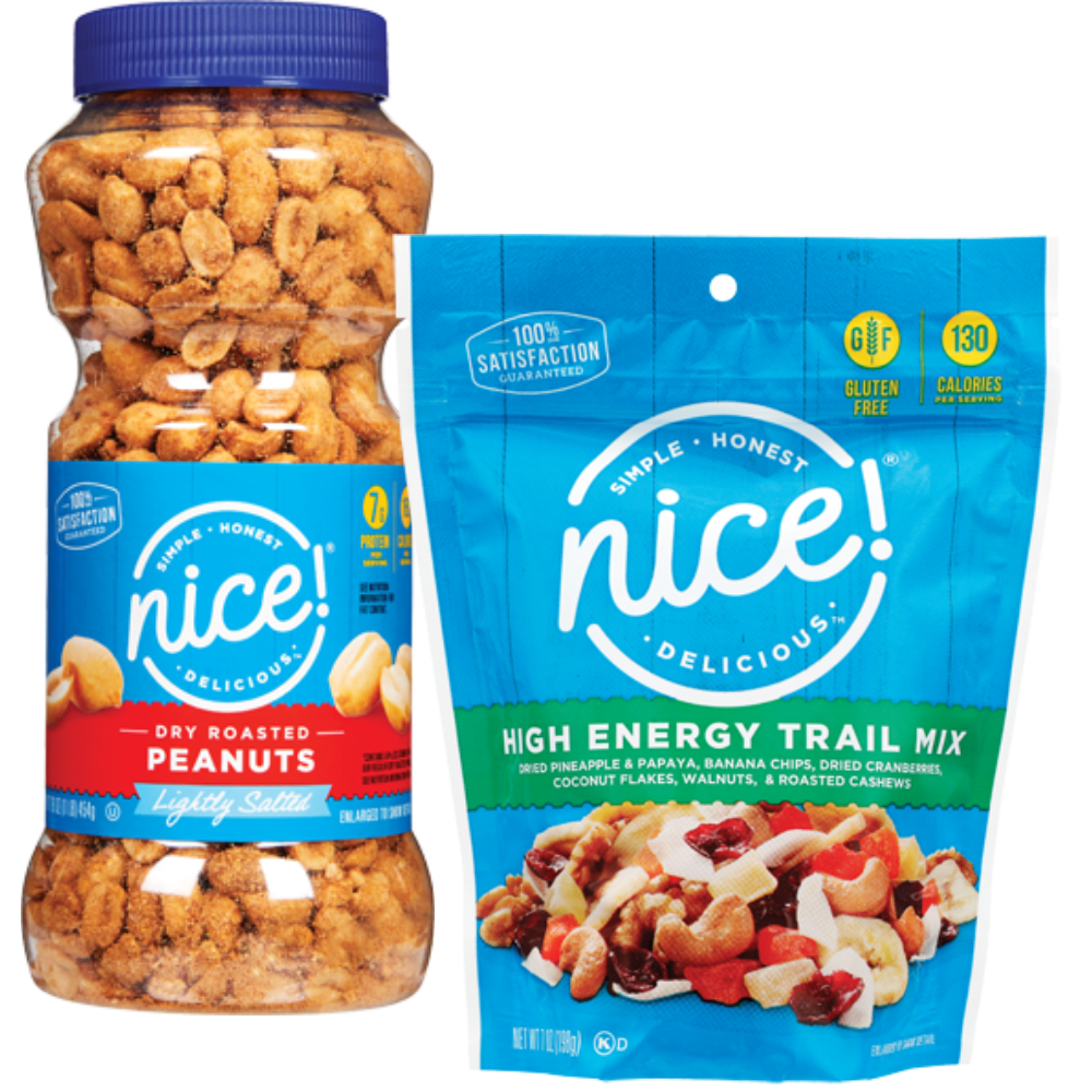 Nice!® Peanuts or Trail Mix