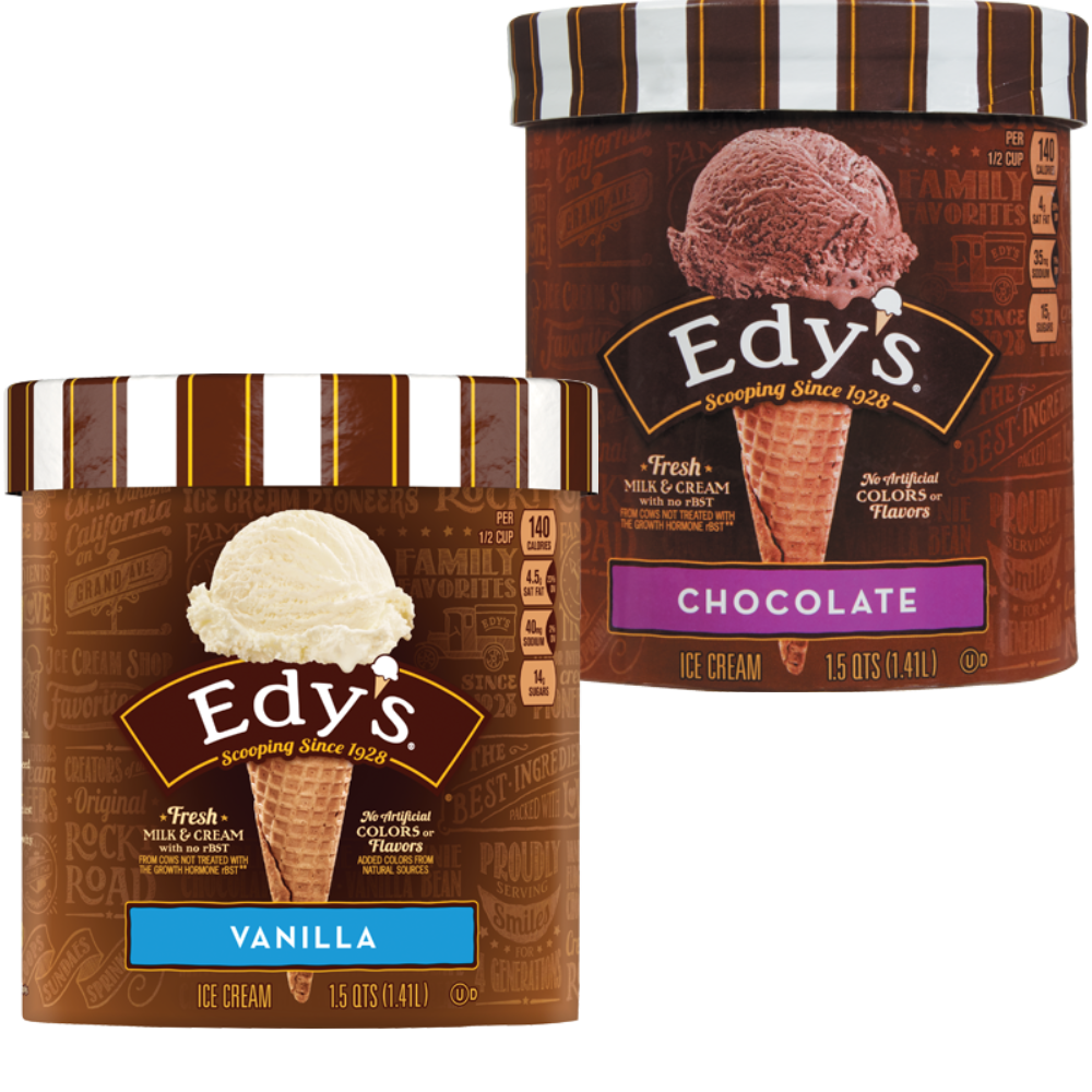 Dreyer's, Edy's or Oreo Ice Cream