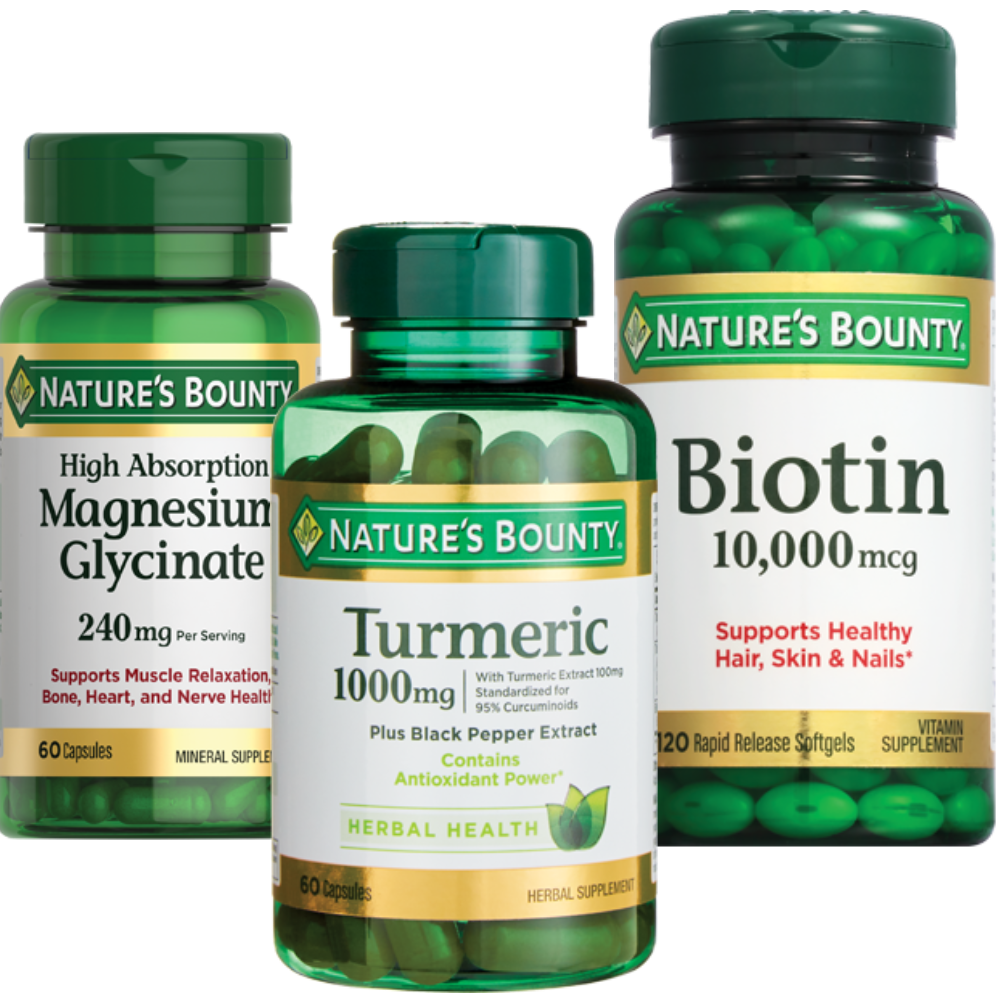 Mix and Match Nature's Bounty Probiotics, Vitamins and Supplements
