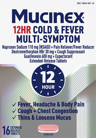 Mucinex 12-Hour Cold & Fever Relief