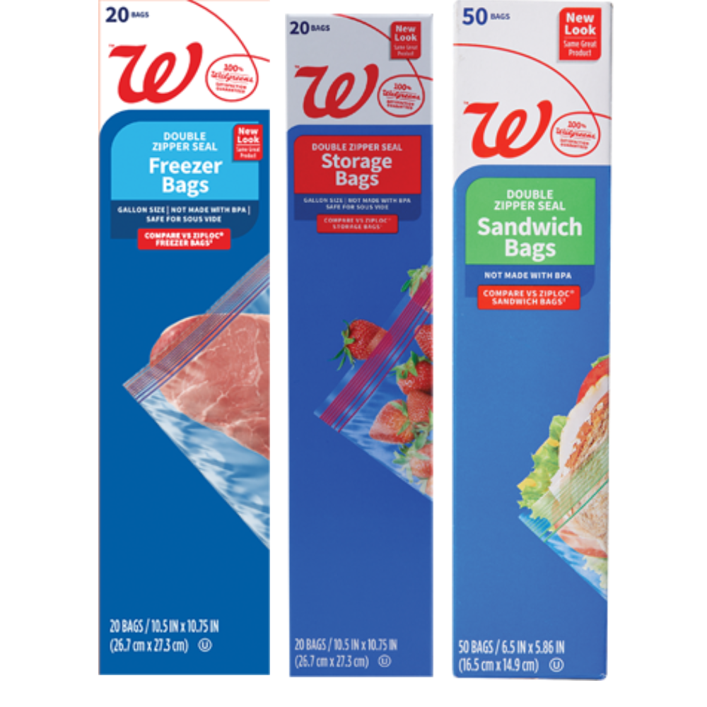 Walgreens Food Storage Bags