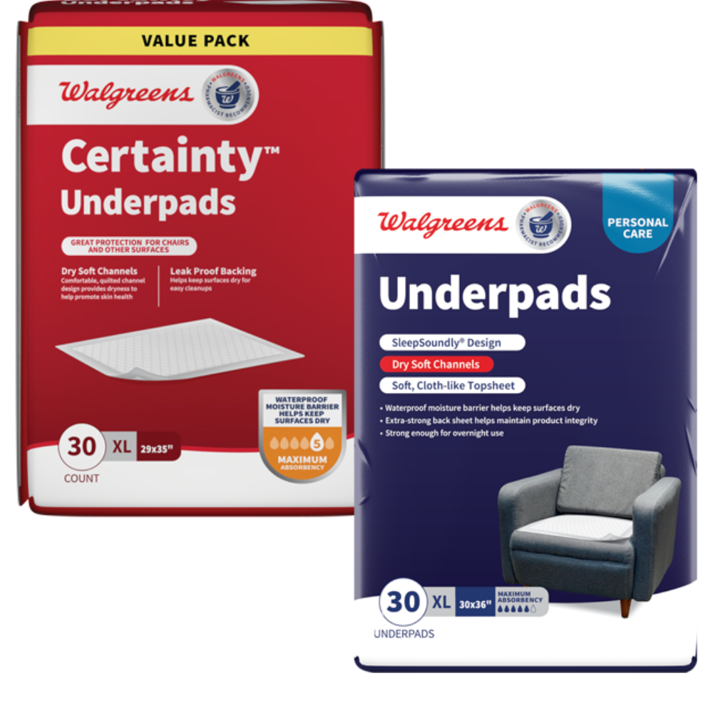 30-Pack Walgreens Certainty™ Underpads