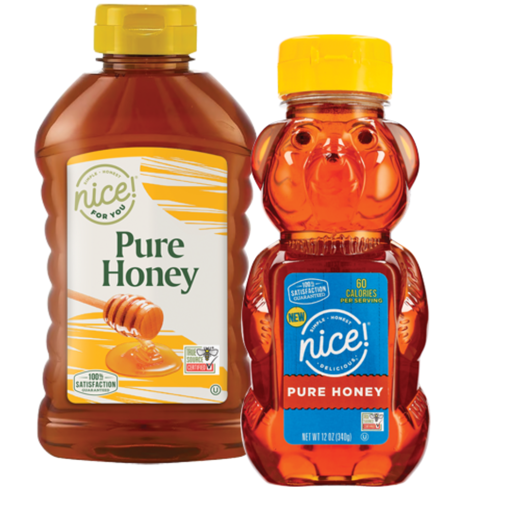 Nice!® Pure or Raw Organic Honey